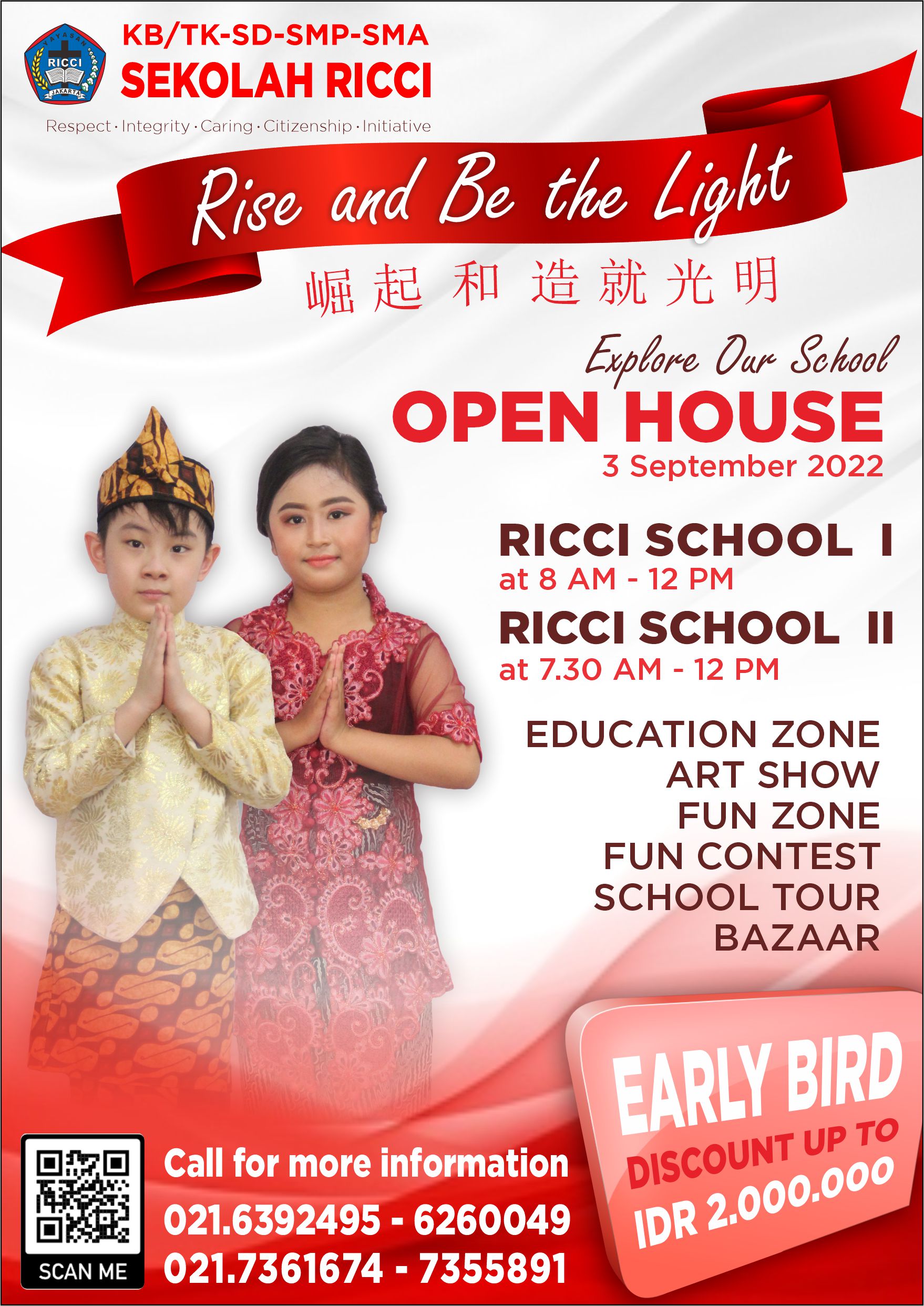 Open House Sekolah Ricci I-II